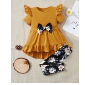 Shein Girls Floral Outfit